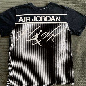Jordan Flight XL Black Vertical Stripped T-shirt